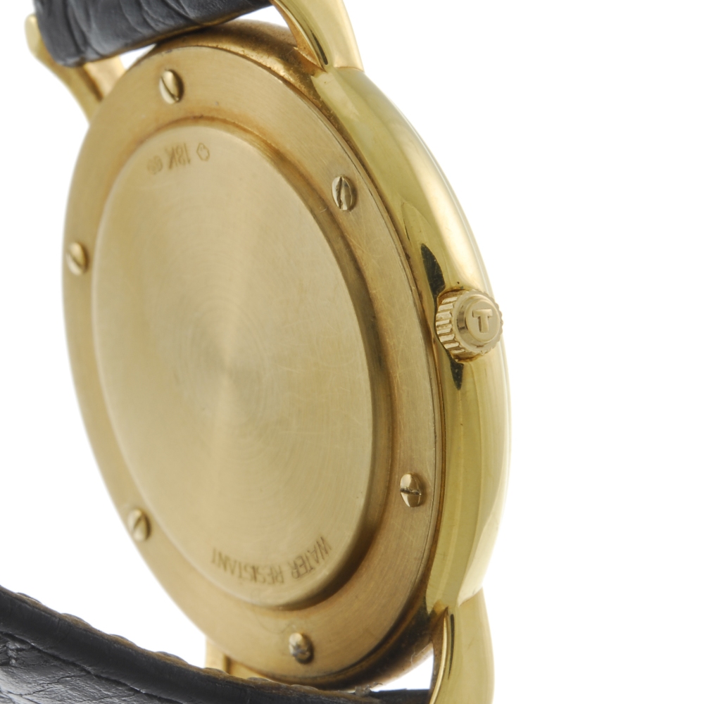 TISSOT - a gentleman's wrist watch. 18ct yellow gold case. Numbered G 667.330. Unsigned quartz - Image 3 of 4