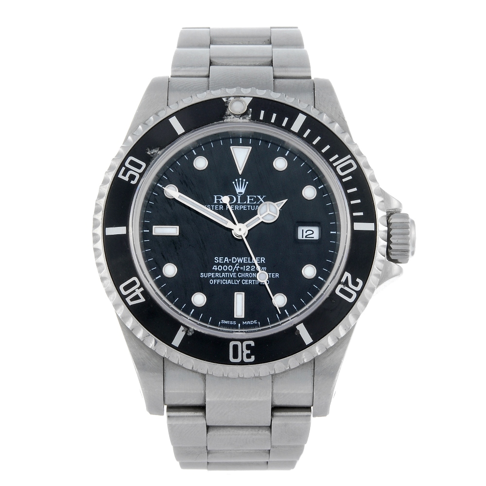 ROLEX - a gentleman's Oyster Perpetual Date Sea-Dweller bracelet watch. Circa 2002. Stainless