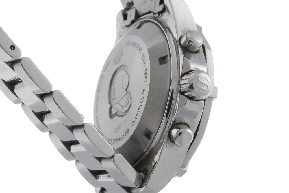 TAG HEUER - a gentleman's Aquaracer chronograph bracelet watch. Stainless steel case with calibrated - Image 3 of 4