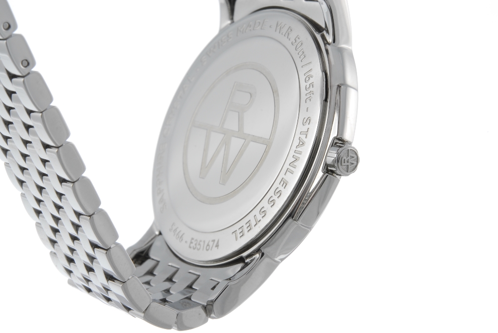 RAYMOND WEIL - a gentleman's Tradition bracelet watch. Stainless steel case. Reference 5466, - Image 3 of 4