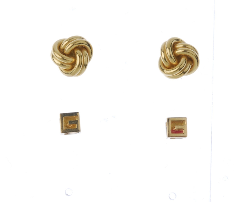 (544516-11-A) A selection of mostly designer earrings. To include a pair of Gucci ear hoops, a - Image 3 of 4