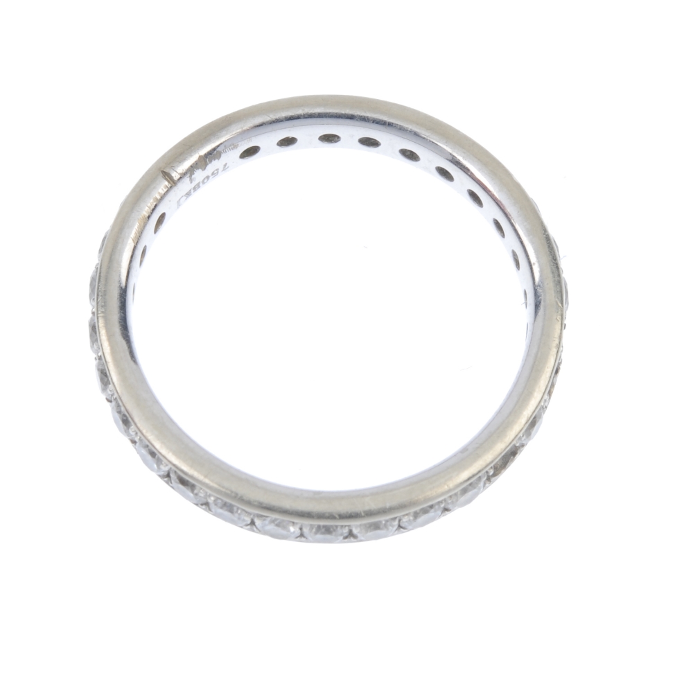 A diamond full-circle eternity ring. Comprising a brilliant-cut diamond line. Four diamonds - Image 3 of 3