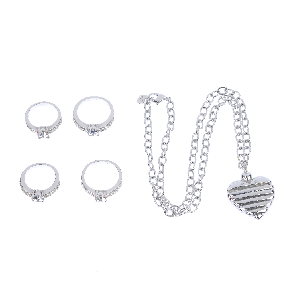 SWAROVSKI - thirty-three items of jewellery. To include necklaces, rings, bracelets and earrings.