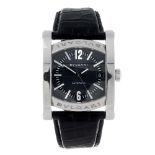 BULGARI - a gentleman's Assioma wrist watch. Stainless steel case. Reference AA 44 S, serial D 3803.