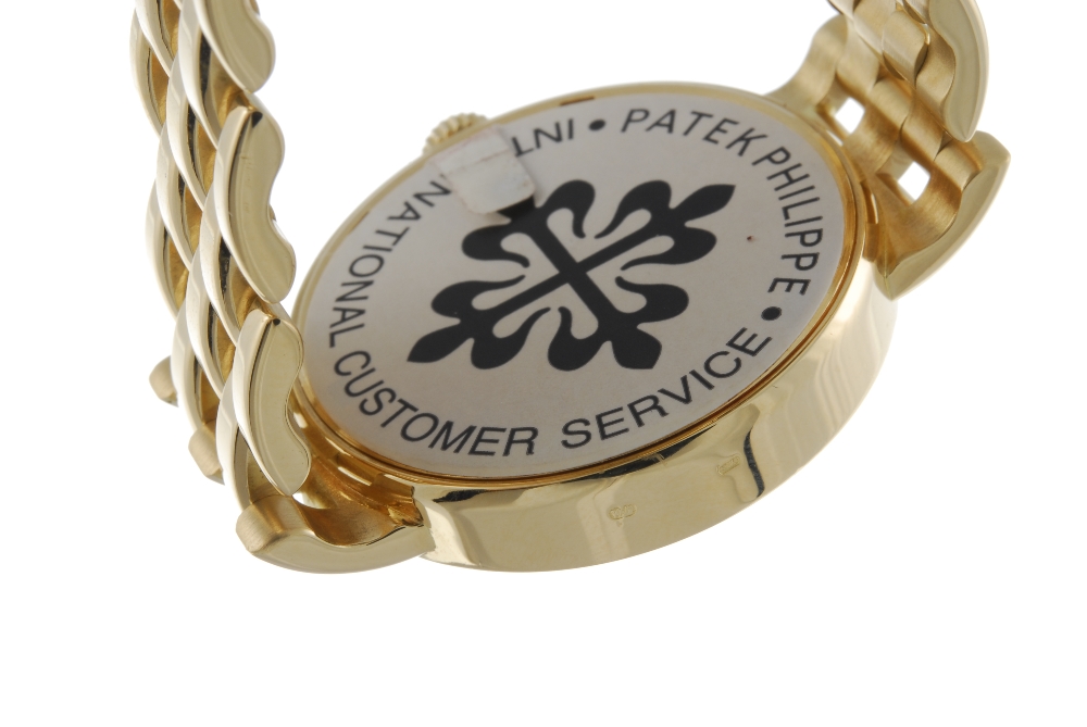 PATEK PHILIPPE - a gentleman's Calatrava bracelet watch. Circa 1994. 18ct yellow gold case. - Image 2 of 4