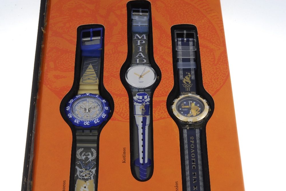 SWATCH - a limited edition Swatch Centennial Olympic Games Collection, For Honour and Glory, - Image 3 of 6