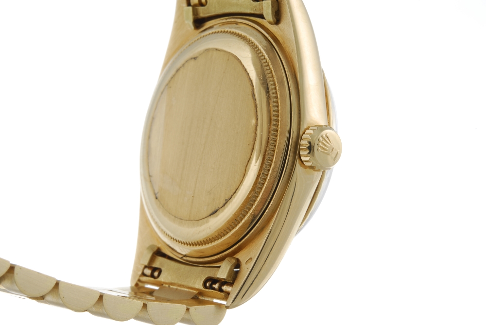 ROLEX - a gentleman's Oyster Perpetual Day-Date bracelet watch. Circa 1960's. 18ct yellow gold - Image 3 of 4