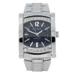 BULGARI - a gentleman's Assioma bracelet watch. Stainless steel case. Reference AA 44 S, serial