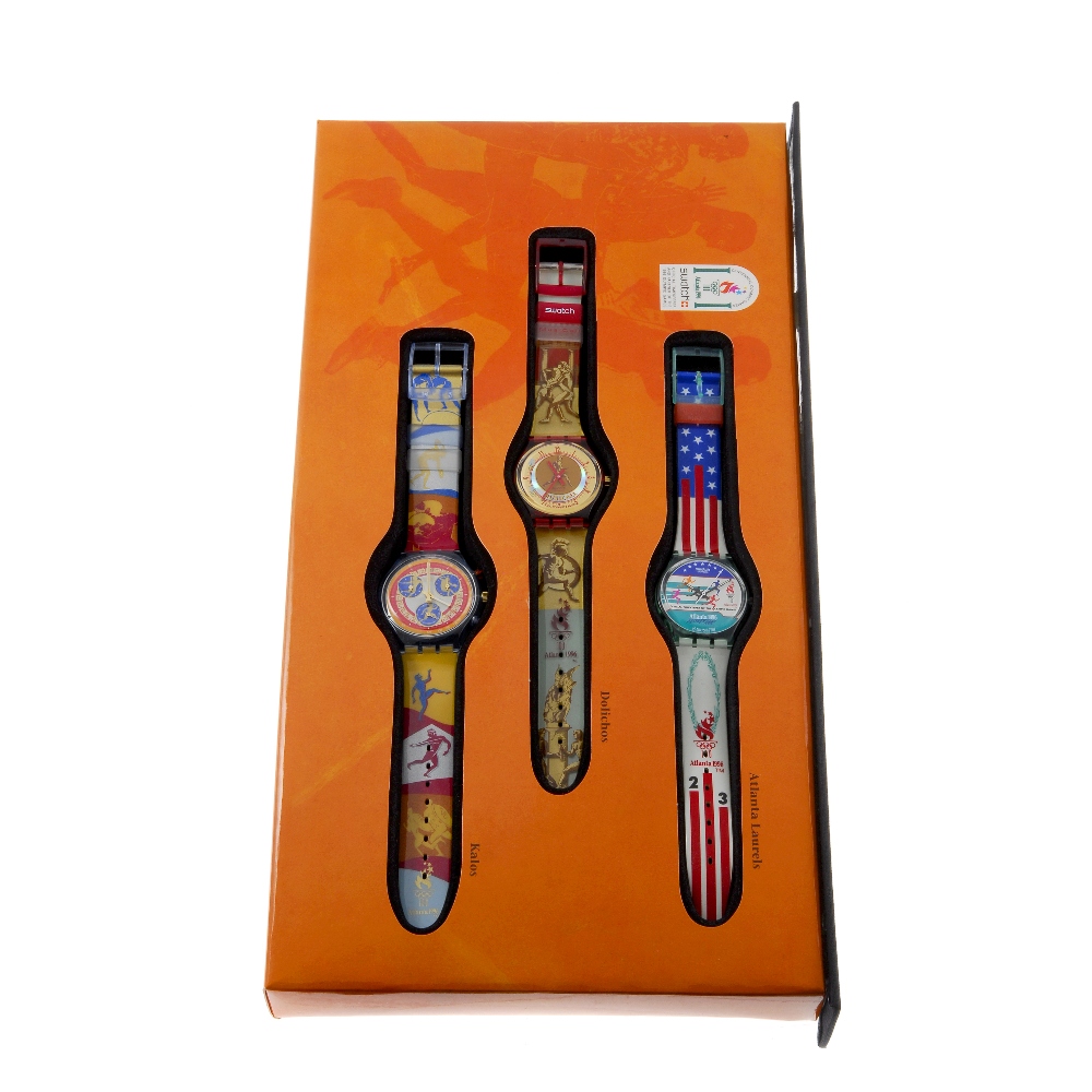 SWATCH - a limited edition Swatch Centennial Olympic Games Collection, For Honour and Glory, - Image 6 of 6