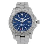 BREITLING - a gentleman's Aeromarine Colt bracelet watch.Stainless steel case with calibrated bezel.