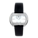 BAUME & MERCIER - a lady's Hampton City wrist watch. Stainless steel case. Reference 65409, serial