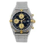 BREITLING - a gentleman's Windrider Chronomat chronograph bracelet watch. Stainless steel case