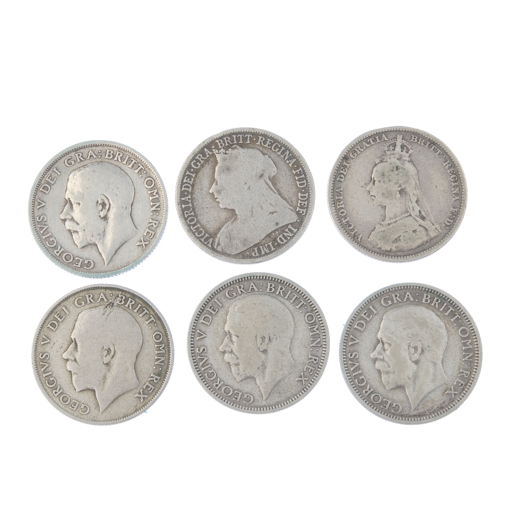 British coinage, a small quantity, Edward VII, Crown 1902, good fine, other British silver Crowns (