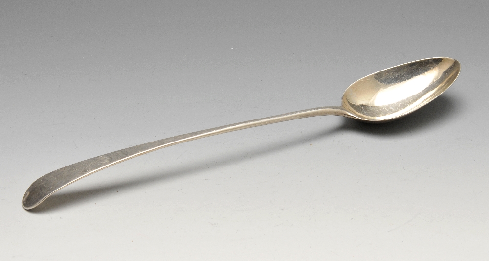 A George III silver Old English pattern basting spoon. Hallmarked John Spackman II, London 1778.