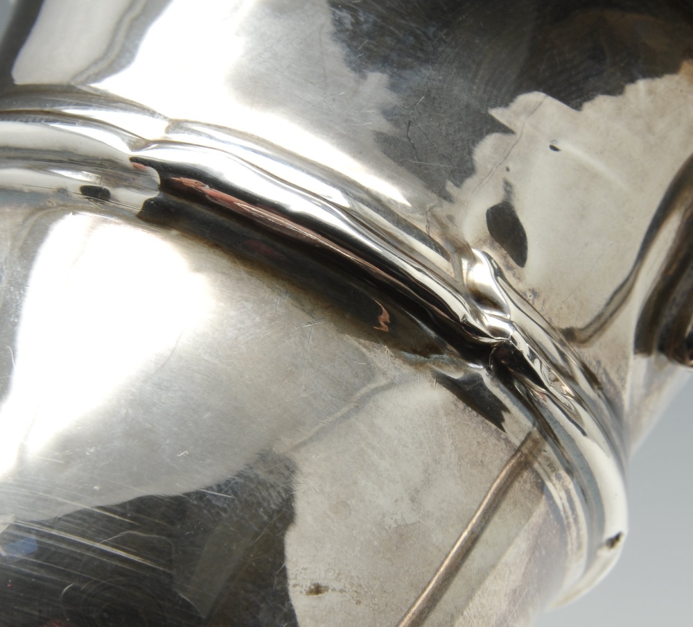 An early twentieth century silver christening mug of tapering form with initial engraving standing - Image 14 of 14
