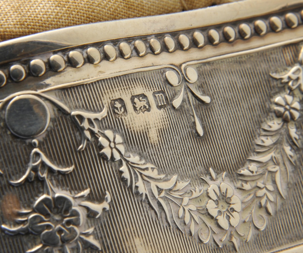 An early twentieth century silver mounted jewellery box, the shaped form embellished with floral - Image 3 of 5