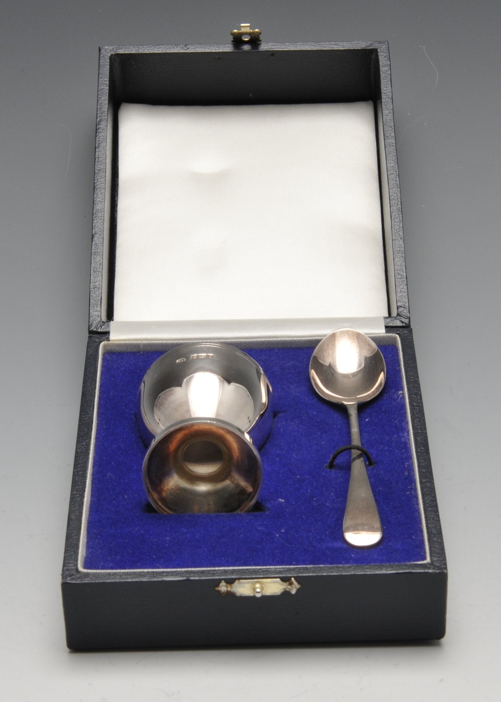 Three George III silver Old English pattern teaspoons, hallmarked Solomon Hougham, London 1803. - Image 4 of 8