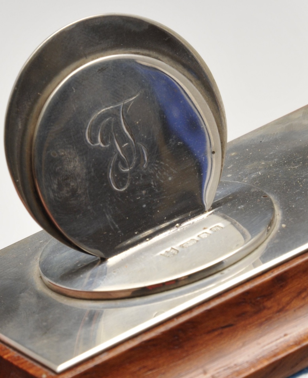 A set of six modern silver mounted menu holders modelled as a soldier from the Household Cavalry - Image 5 of 6