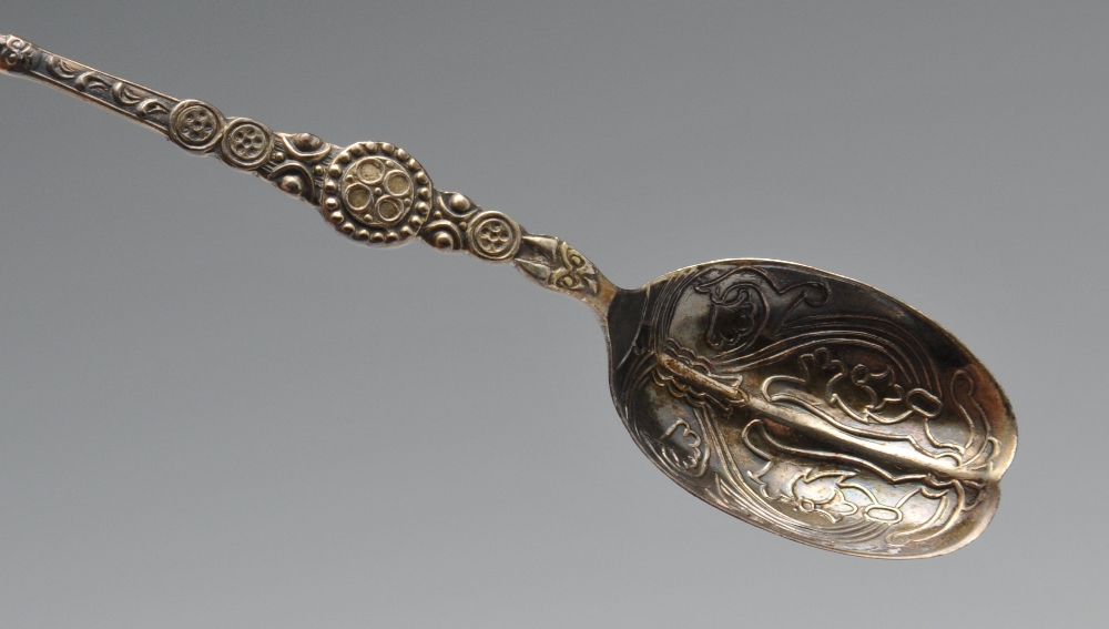 A George VI silver commemorative anointing spoon, hallmarked Robert & Dore, Sheffield 1937, a 1920's - Image 7 of 15