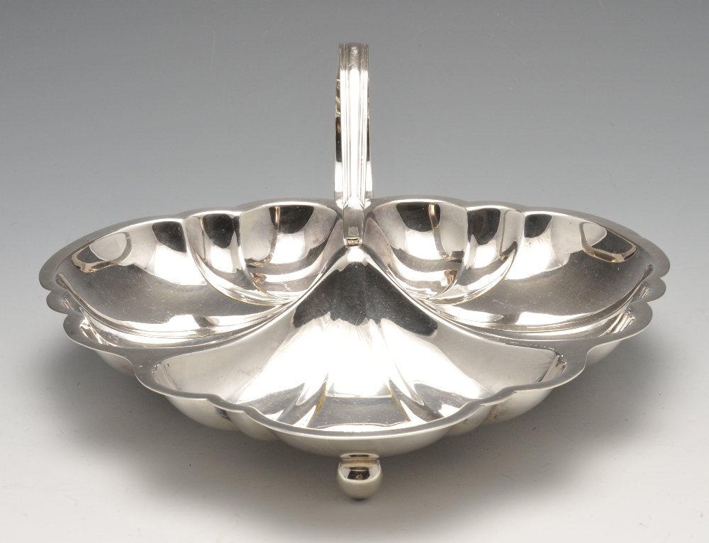 A mid-Victorian silver salver of shaped circular form with foliate scroll pierced rim enclosing a - Image 12 of 15