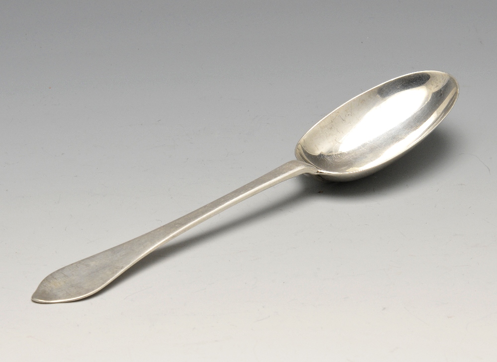 A Queen Anne, silver Dog-nose spoon, circa 1710. Struck with maker's mark for Andrew Archer, no