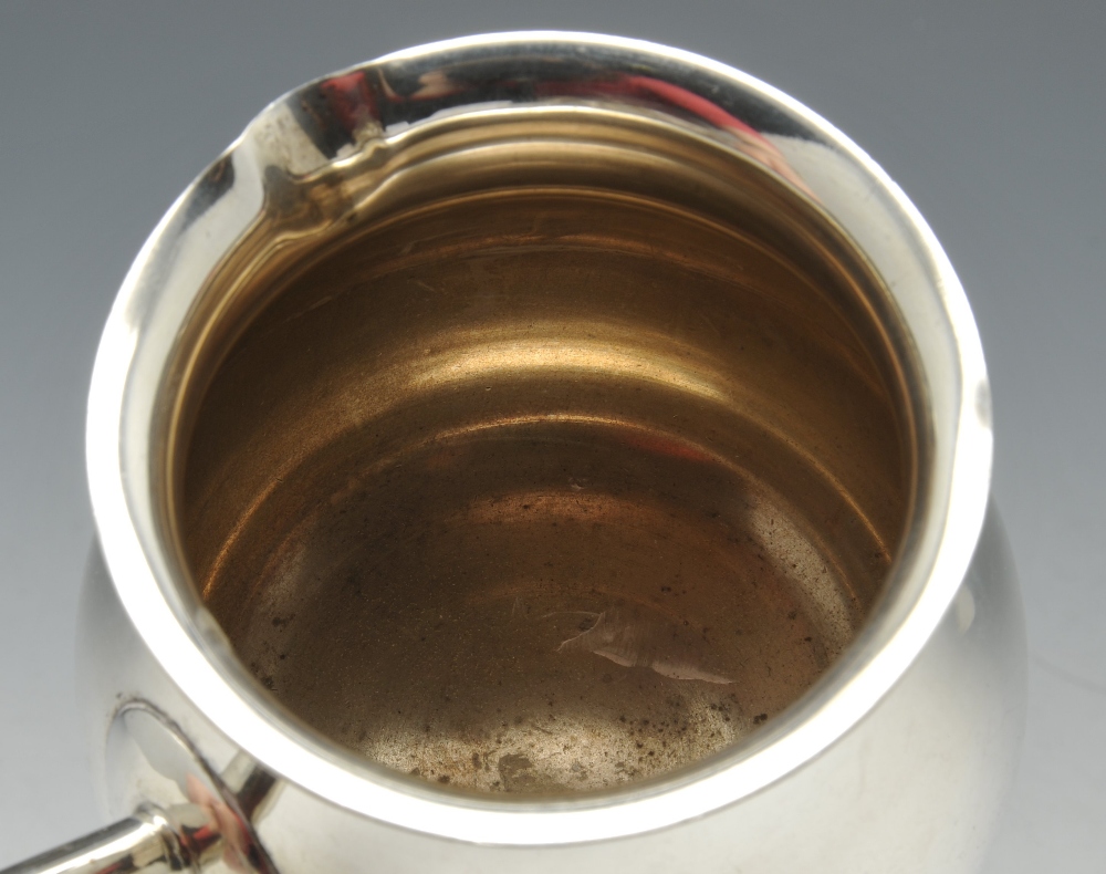 A Portuguese silver brandy saucepan of typical form, with Porto Assay marks for .833 standard, - Image 4 of 12