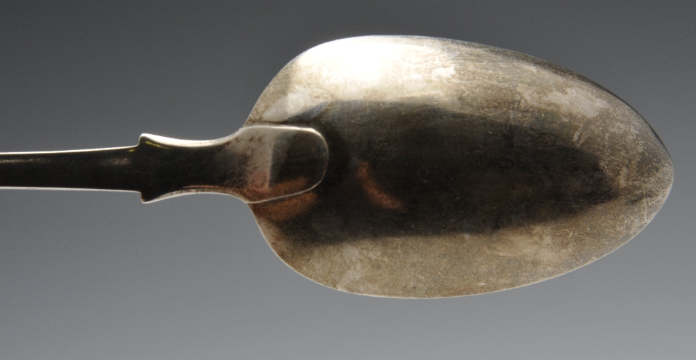 A pair of late George III silver Fiddle pattern sauce ladles, having initialled terminals, - Image 12 of 12