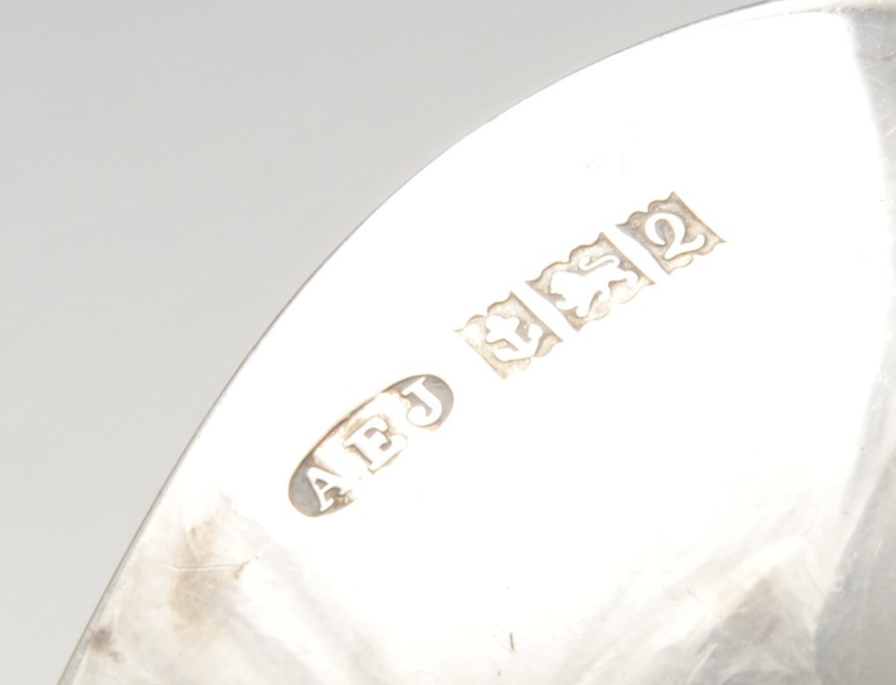 A 1960's silver dish in commemoration of Sir Winston Churchill, the circular form with shaped rim - Image 3 of 4