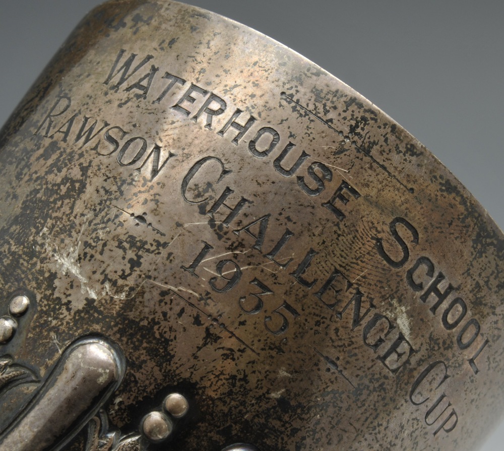 A Victorian silver trophy goblet for Norwich Cycling Club, of typical form and having beaded rim - Image 7 of 9