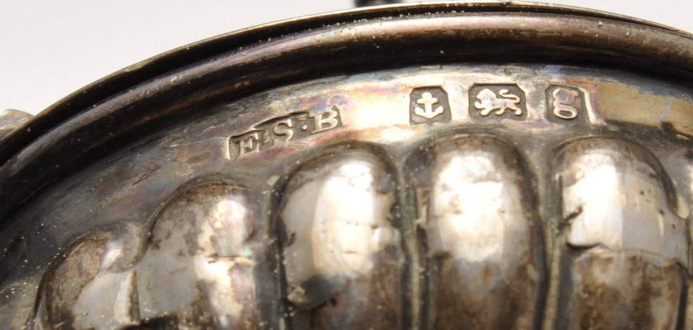 An early twentieth century silver open salt and pepper, hallmarked Sheffield 1915. Together with - Image 10 of 13