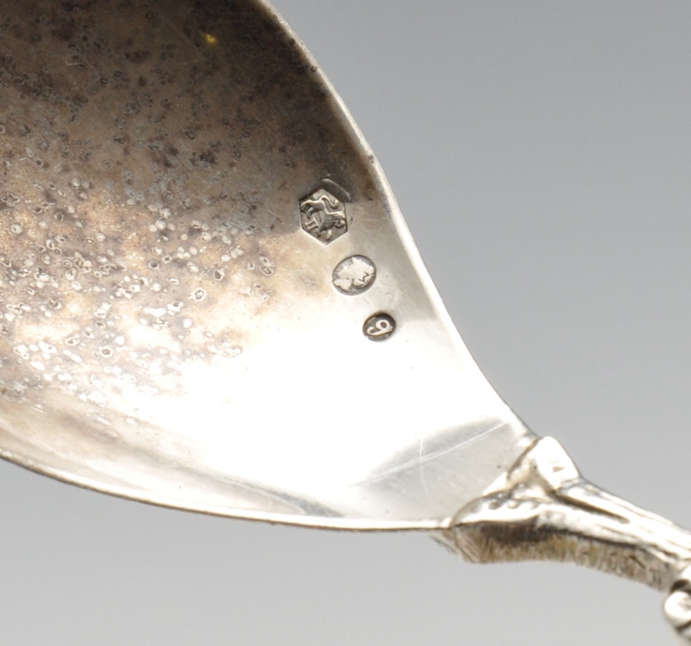 A George VI silver commemorative anointing spoon, hallmarked Robert & Dore, Sheffield 1937, a 1920's - Image 14 of 15