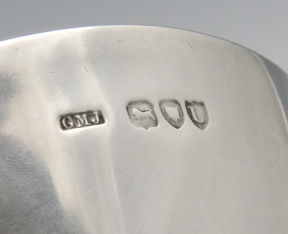 A Victorian silver presentation goblet, the plain form with inscription and standing on a knopped - Image 2 of 4