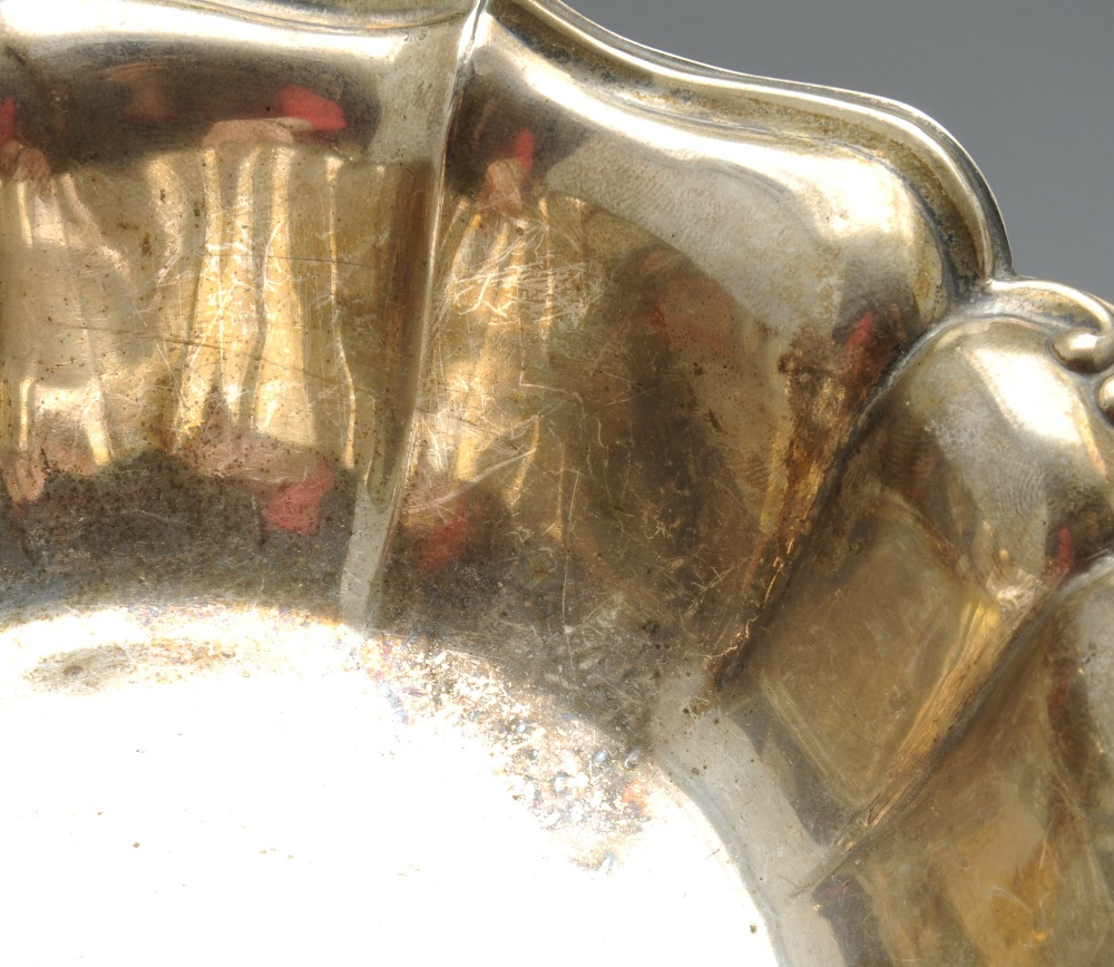 A Portuguese silver brandy saucepan of typical form, with Porto Assay marks for .833 standard, - Image 11 of 12