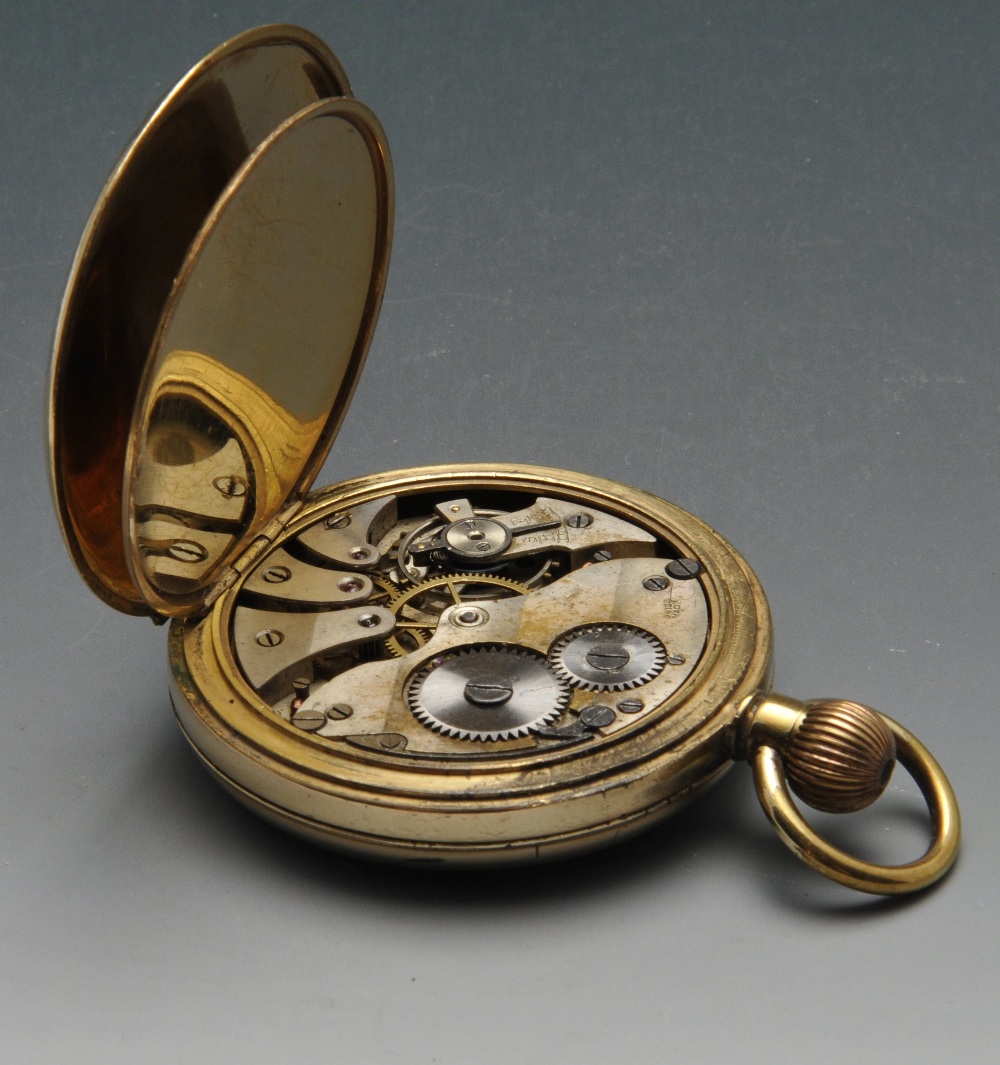 An Edwardian silver mounted pocket watch stand, of circular outline having easel support verso, - Image 6 of 7