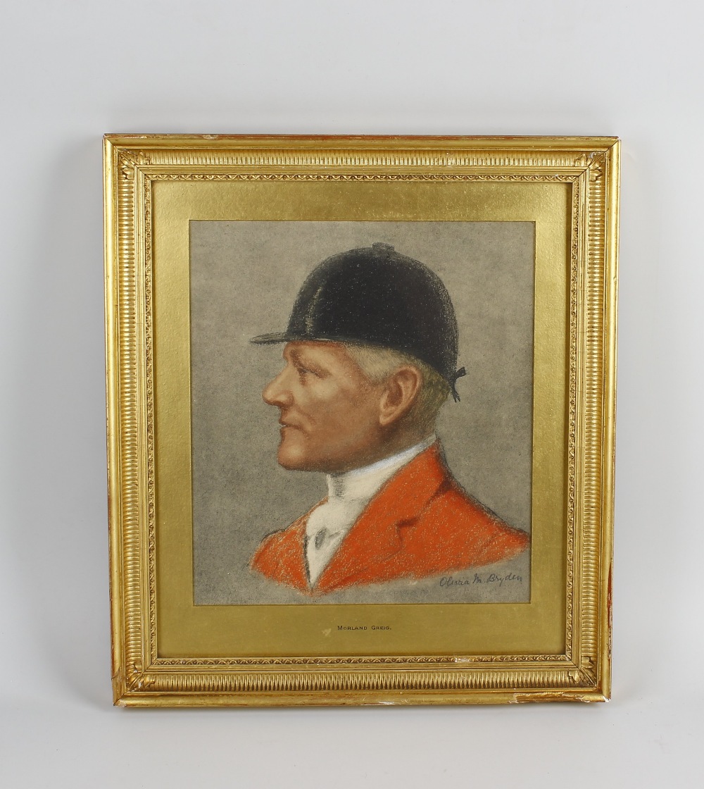 Olivia M. Bryden (early 20th century)Profile portrait of Major Morland John Grieg, Master of the - Image 2 of 3