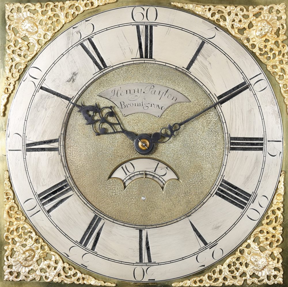 A George III oak cased 30-hour longcase clock. Henry Payton, Bromsgrove, circa 1760. The 11-inch - Image 2 of 5
