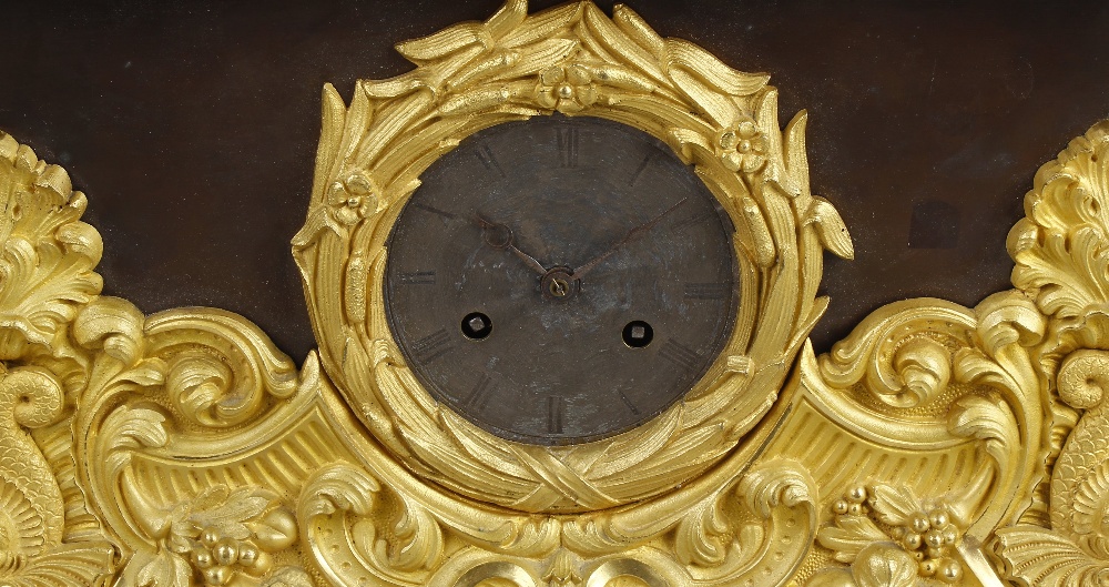 A superb 19th century French automaton clock. Having a 3.5-inch Roman dial, the two-train movement - Image 2 of 5
