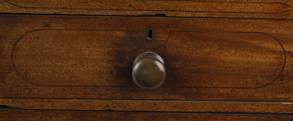 A small mixed selection of furniture. Comprising a 19th century mahogany chest of drawers, the - Image 3 of 4