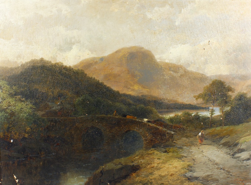 James Burrell Smith (1822-1897)Patterdale Bridge Westmorland Oil on canvasSigned and dated 1889