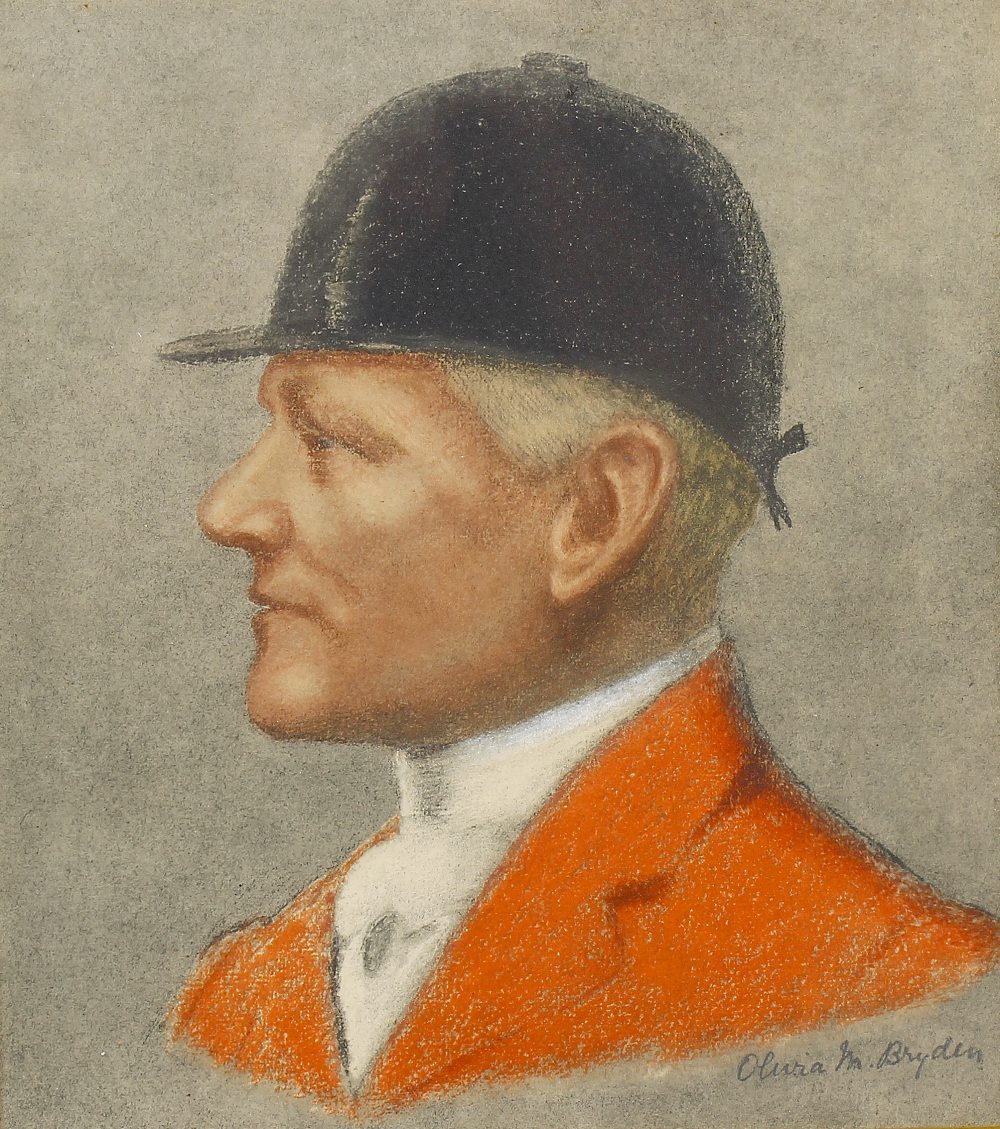 Olivia M. Bryden (early 20th century)Profile portrait of Major Morland John Grieg, Master of the