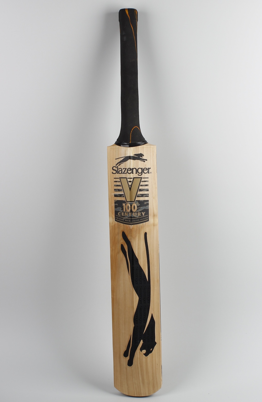 A signed 1999 World Cup cricket bat The Slazenger V100 Century Graeme Hick Limited Edition bat, - Image 3 of 3