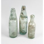 Two boxes containing a large collection of assorted glass bottles Wolverhampton interest, to include