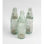 Two boxes containing a large collection of assorted glass bottles To include numerous old 'R White'