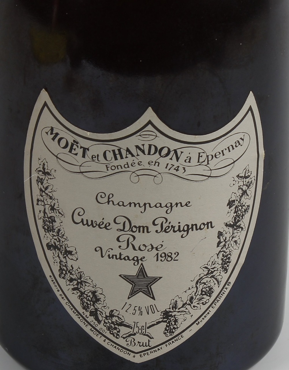 A bottle of Cuvee Dom Perignon Rose Champagne vintage 1982, 12.5% ABV, label and neck in good - Image 2 of 2