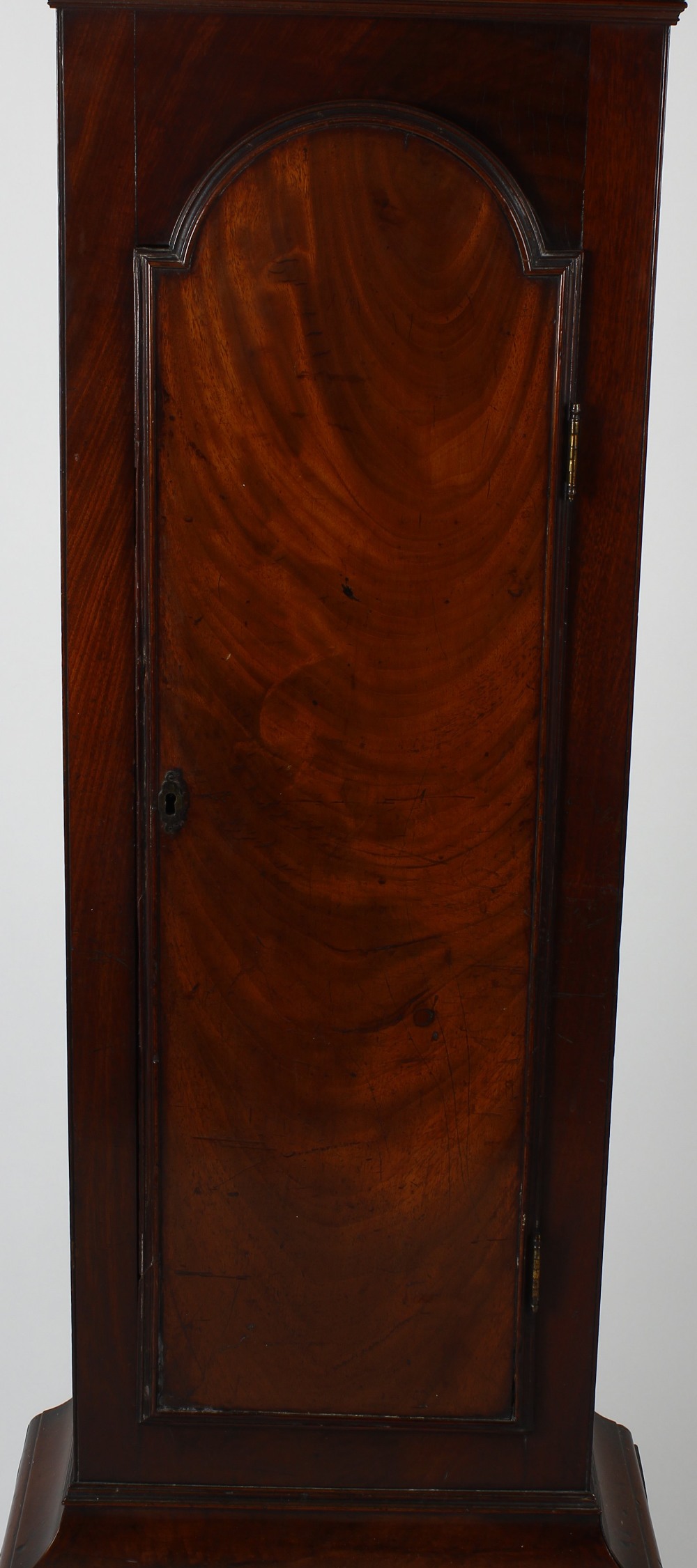 An early 19th century mahogany-cased 8-day painted dial longcase clock. Anonymous, circa 1830 The - Image 2 of 5