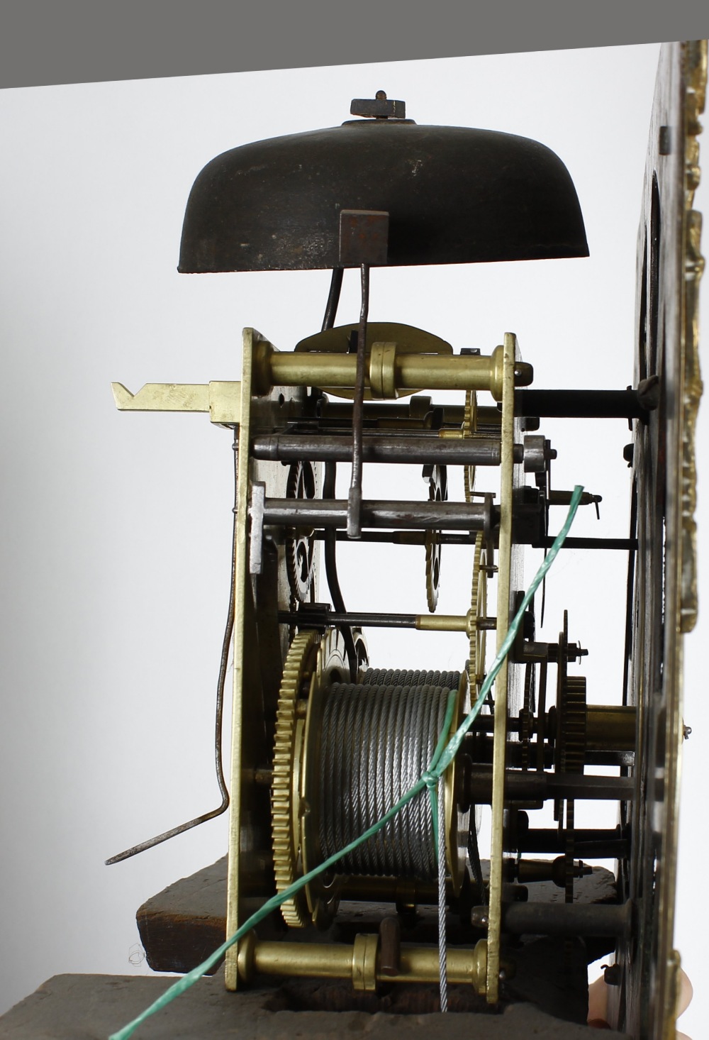 A good George III Irish inlaid mahogany longcase clock William Maddock, Waterford, the 13-inich - Image 4 of 5