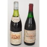 Three bottles of 1971 Morey St Denis by