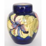 A large Moorcroft Hibiscus pattern ginge