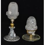 A 19th Century Pyramid night light with