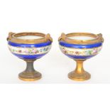 A pair of 19th Century French porcelain